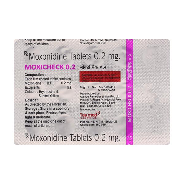 MOXICHECK 0.2mg Tablet 15's