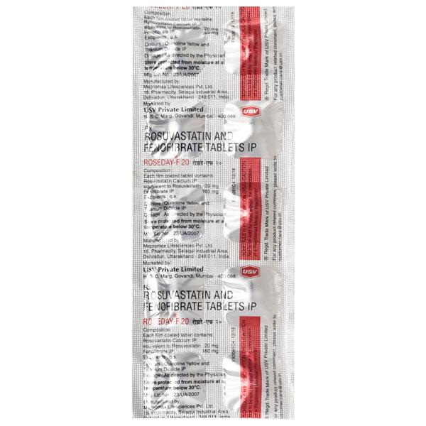 Roseday F 20mg Tablet 10'S