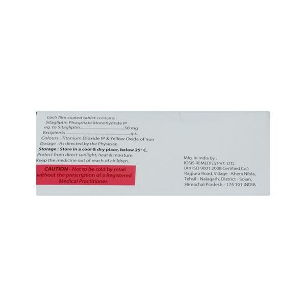 SITAZIDE 50mg Tablet 10's
