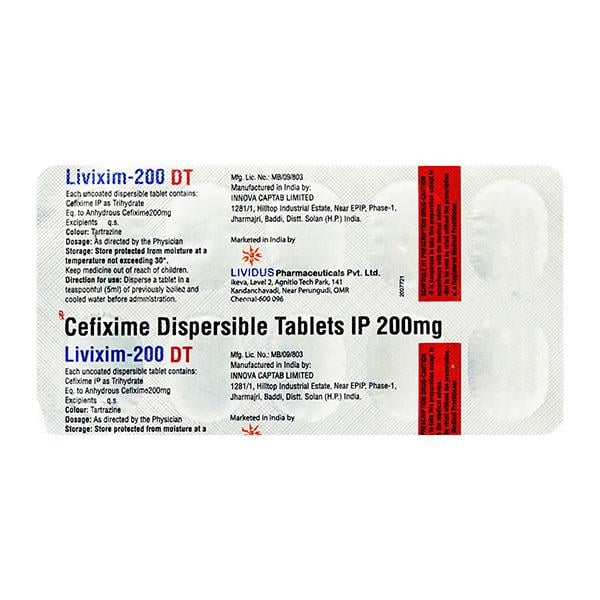 LIVIXIM 200 DT Tablet 10's