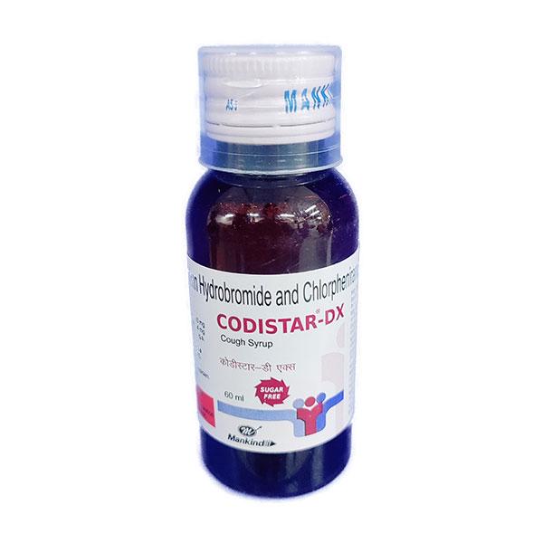 CODISTAR DX SUGAR FREE Syrup 60ml