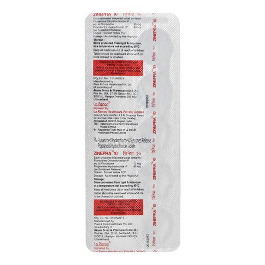 Zinepra 10mg Tablet 10'S