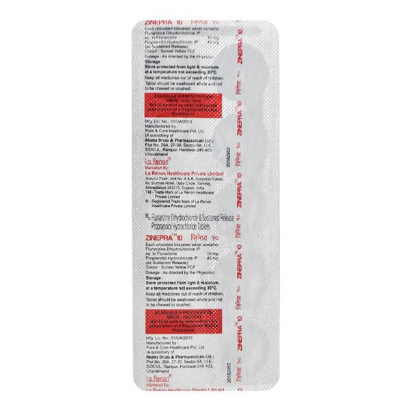 Zinepra 10mg Tablet 10'S