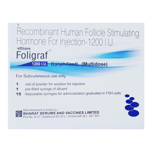 Foligraf 1200IU Injection 1'S