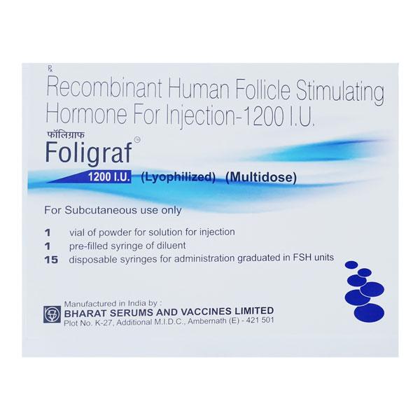 Foligraf 1200IU Injection 1'S