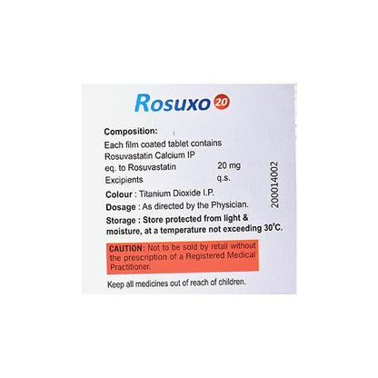 ROSUXO 20 Tablet 15's