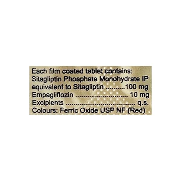 SITACIP E 100/10 Tablet 10's