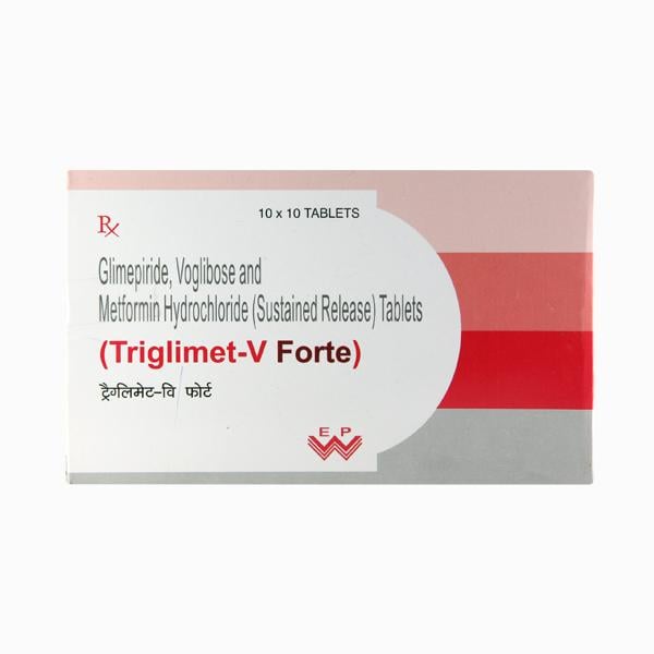 Triglimet V Forte Tablet 10'S
