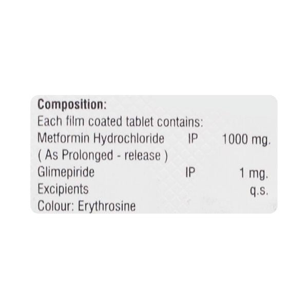 GLIMIGEM M FORTE 1/1000mg Tablet 10's