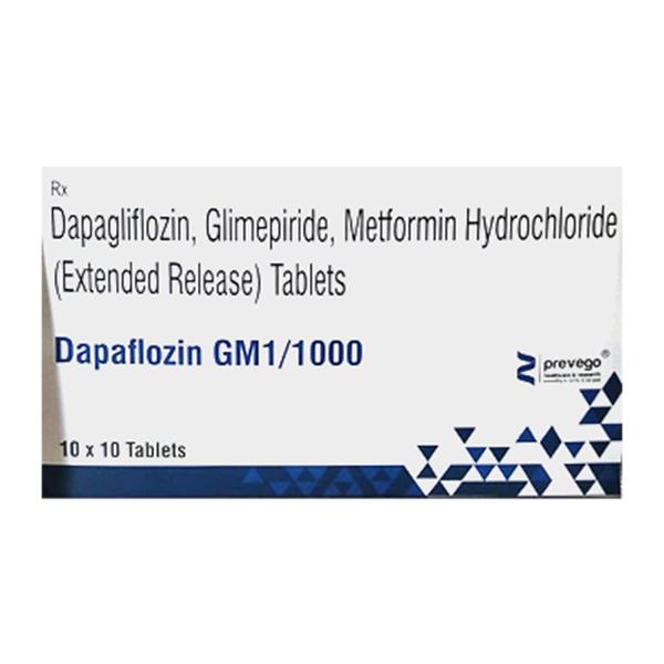 DAPAFLOZIN GM 1/1000 Tablet 10's