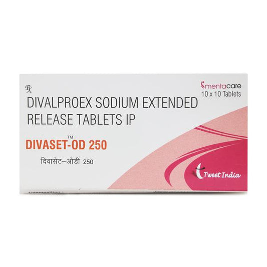 DIVASET OD 250mg Tablet 10's