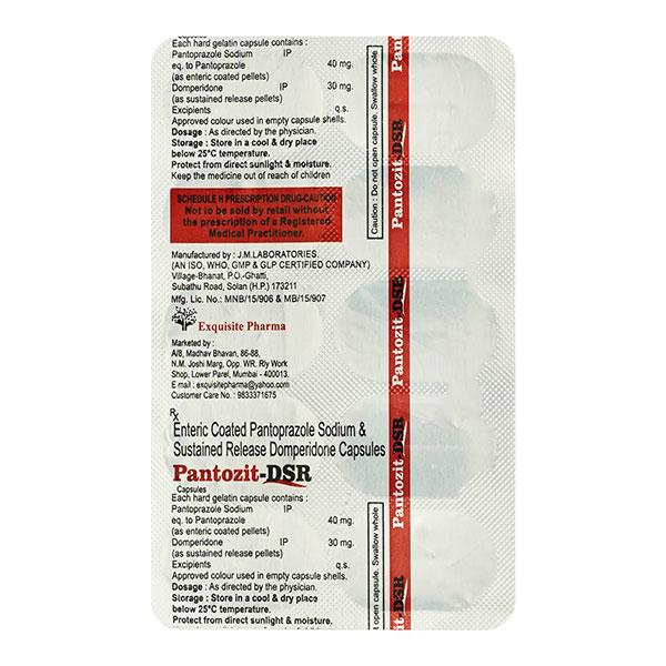 PANTOZIT DSR Capsule 10's