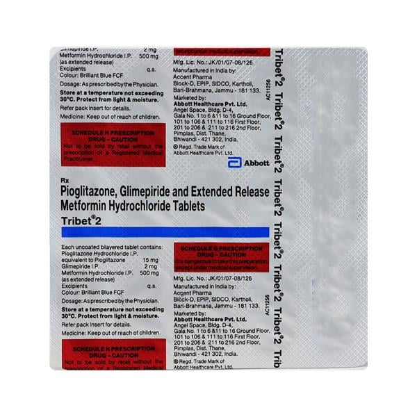 TRIBET 2mg Tablet 15's
