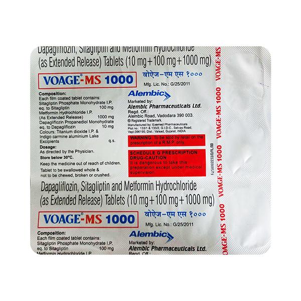 VOAGE MS 1000 Tablet 15's