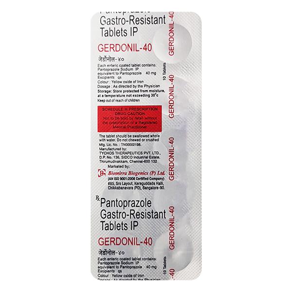 GERDONIL 40 Tablet 10's