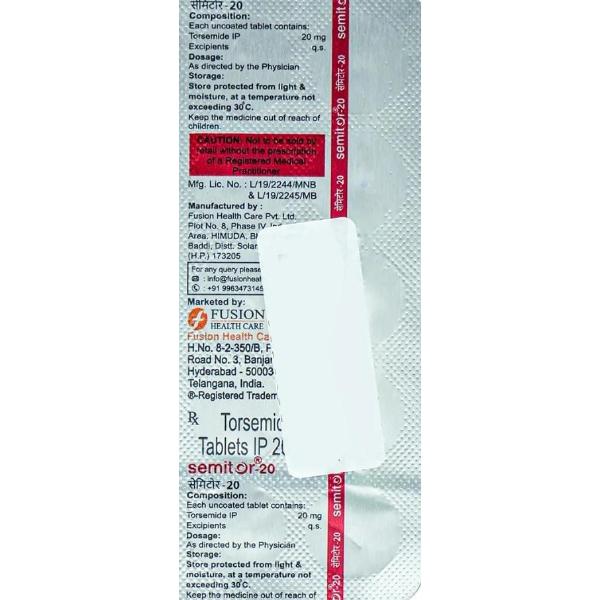 SEMITOR 20 Tablet 10's