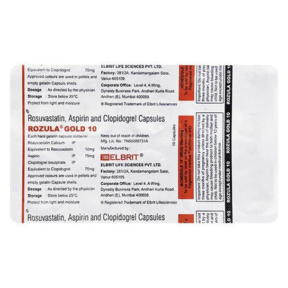 Rozula Gold 10mg Capsule 10'S