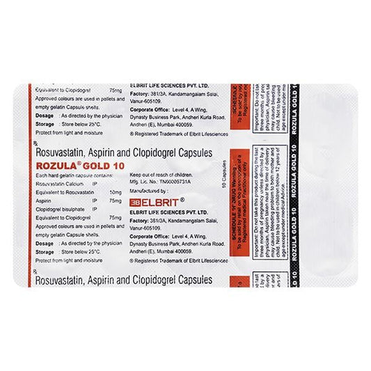 Rozula Gold 10mg Capsule 10'S