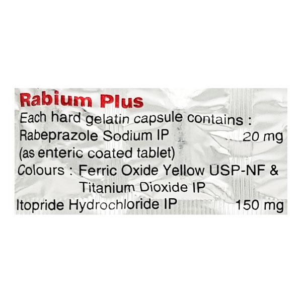 Rabium Plus Capsule 10'S