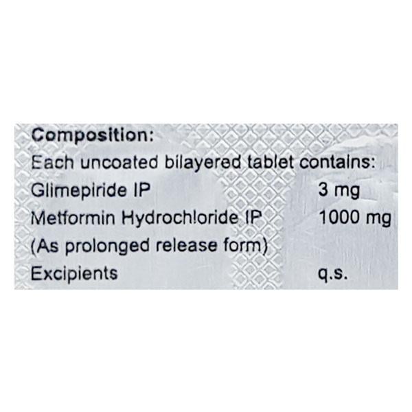 GLIMICORD M3 FORTE Tablet 15's
