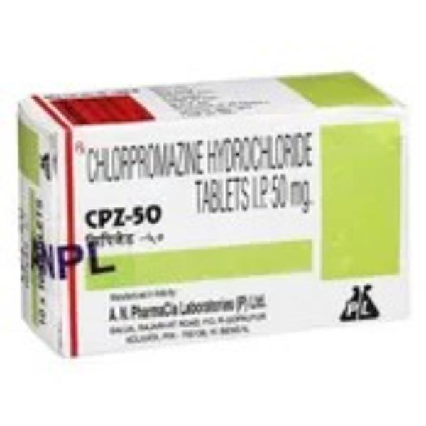 CPZ 50mg Tablet 10'S