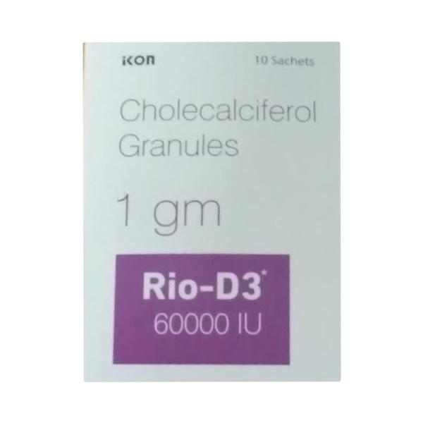 RIO D3 60000iu Granules 1gm