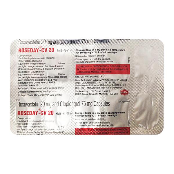 ROSEDAY CV 20 Capsule 10's