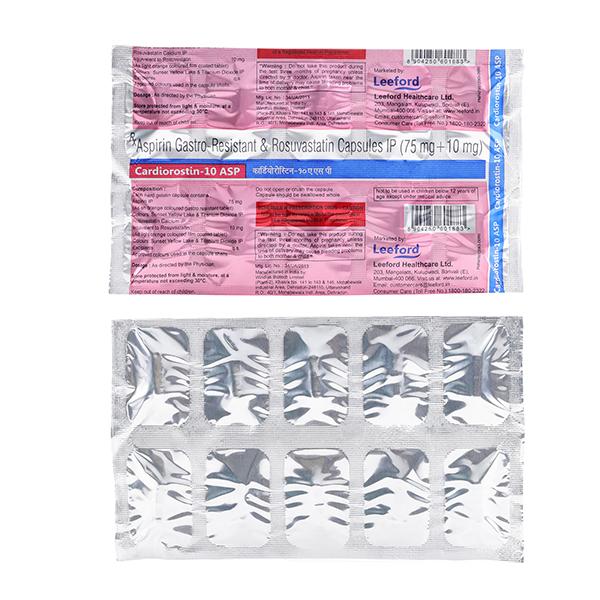 CARDIOROSTIN 10 ASP Capsule 10's