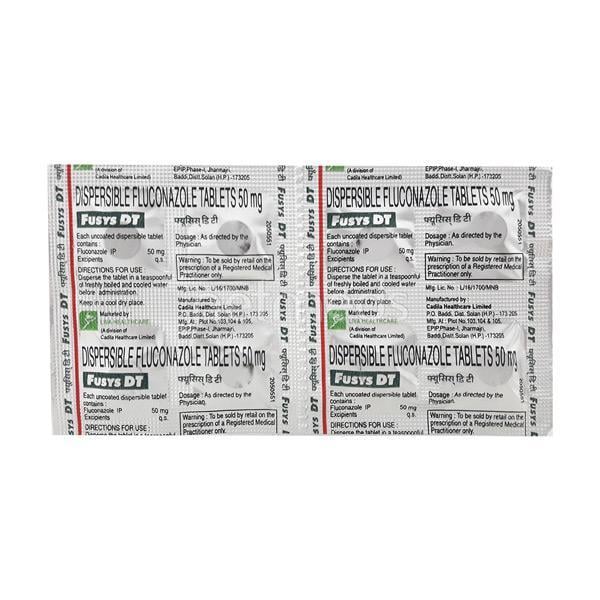 Fusys DT 50mg Tablet 4'S