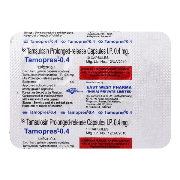 Tamopres 0.4mg Capsule 10'S