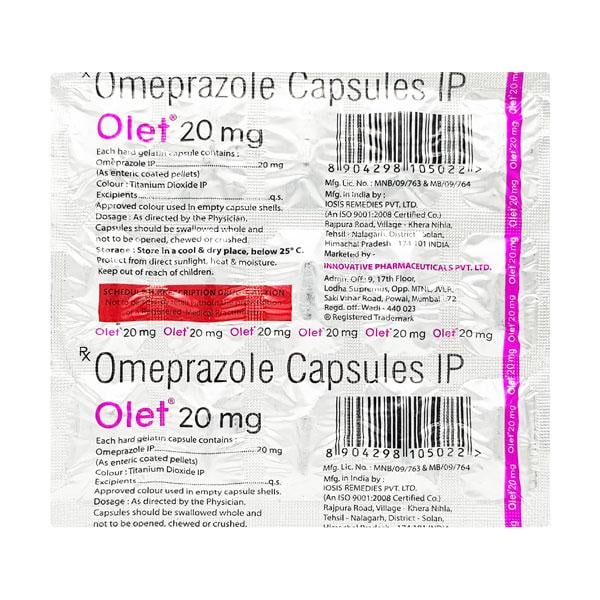 OLET 20 Capsule 15's