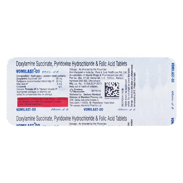Vomilast OD Tablet 10'S