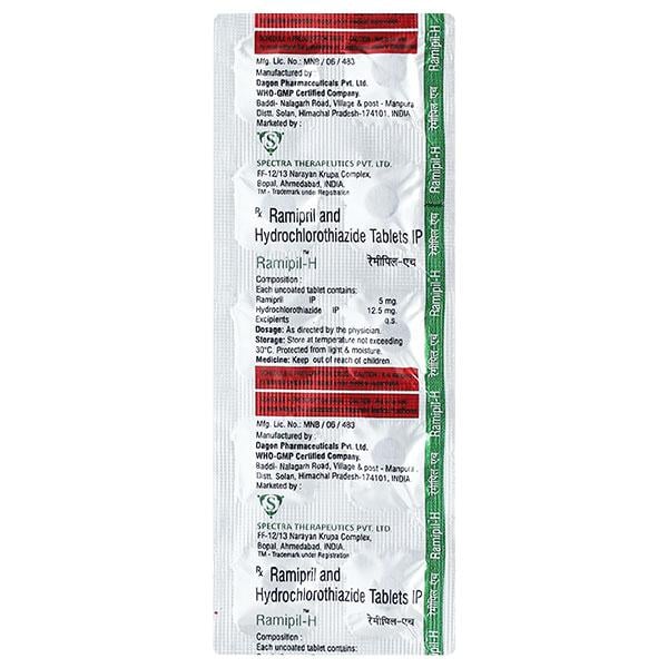 RAMIPIL H Tablet 10's