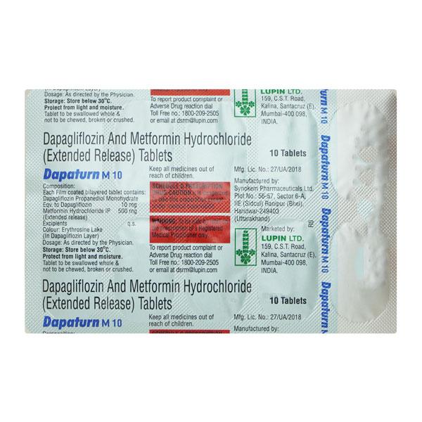 DAPATURN M 10 Tablet 10's