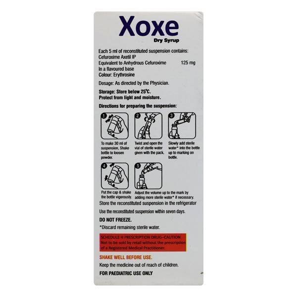 Xoxe 125mg Dry Syrup 30ml