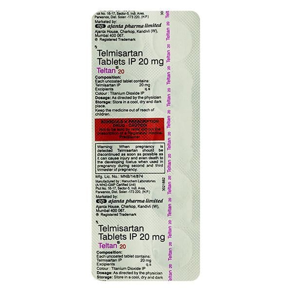TELTAN 20mg Tablet 10's