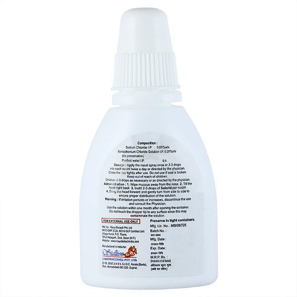 SOLORID Nasal Drops 15ml