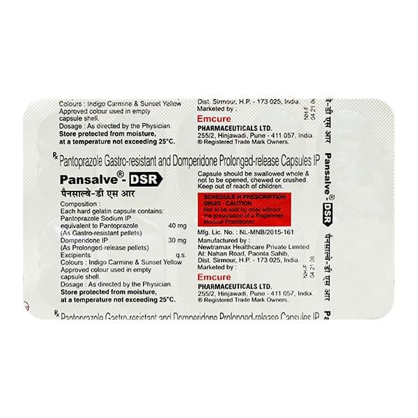 Pansalve DSR Capsule 10'S