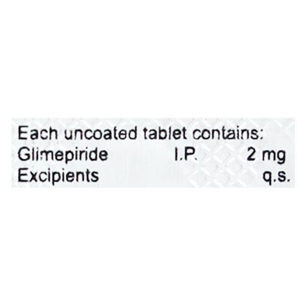 Glimicure 2mg Tablet 10'S