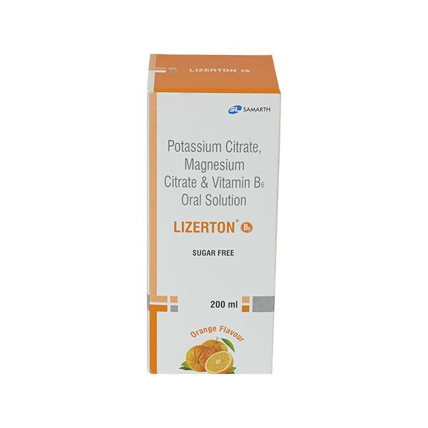 LIZERTON B6 SUGAR FREE ORANGE FLAVOUR Oral Solution 200ml