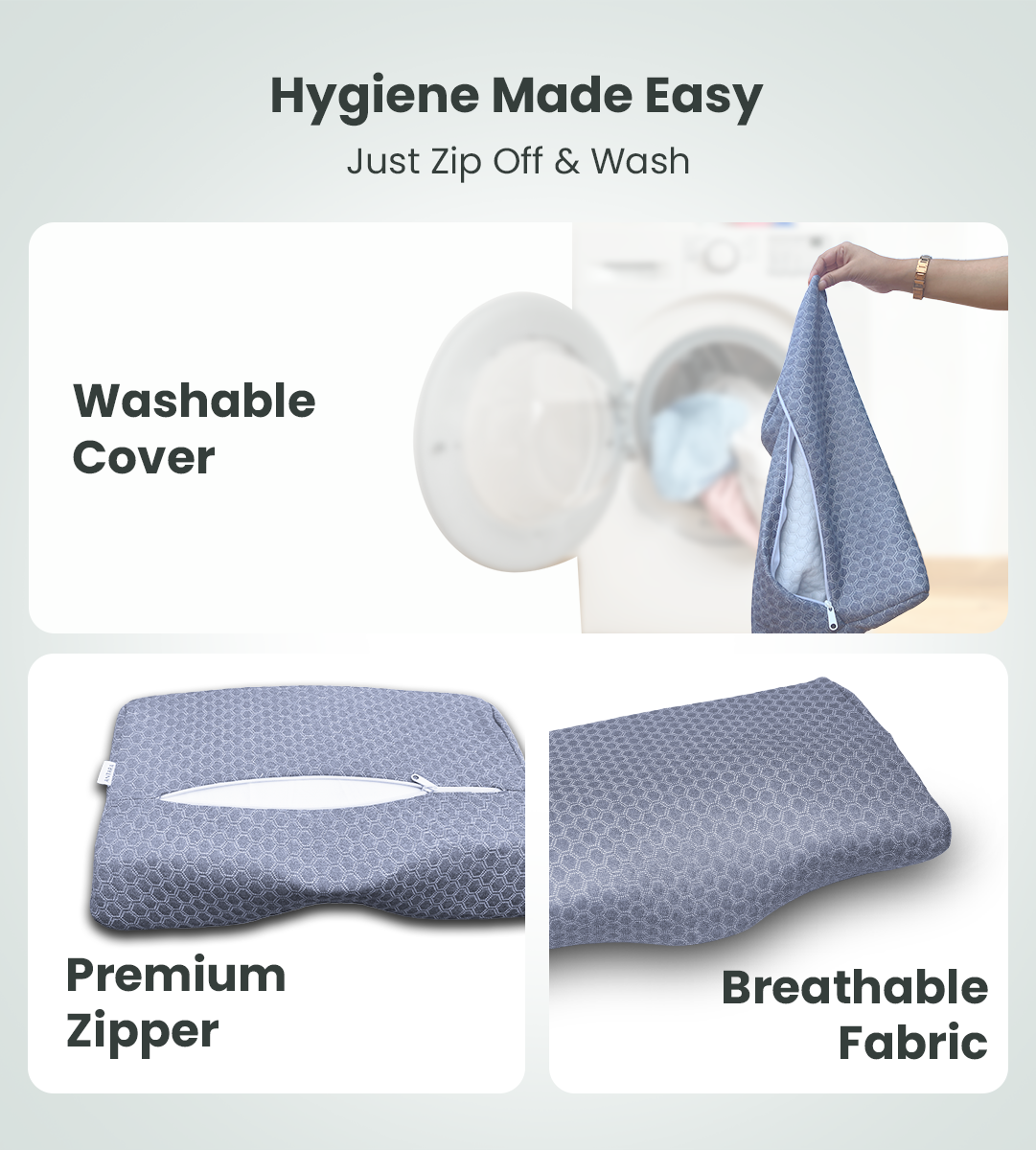 AGEasy Cervical Pillow (Lavender Grey)