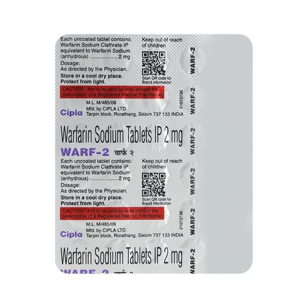 WARF 2mg Tablet 30's
