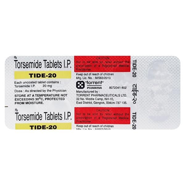 Tide 20mg Tablet 10'S