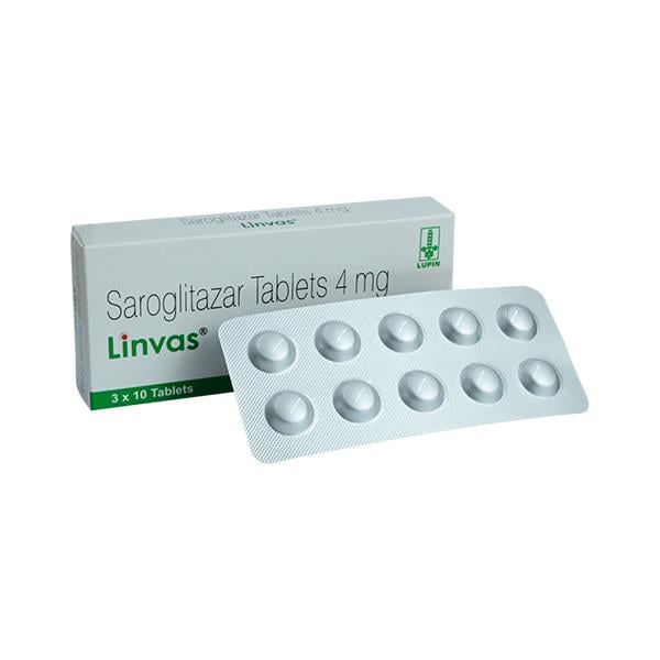 LINVAS 4mg Tablet 10's