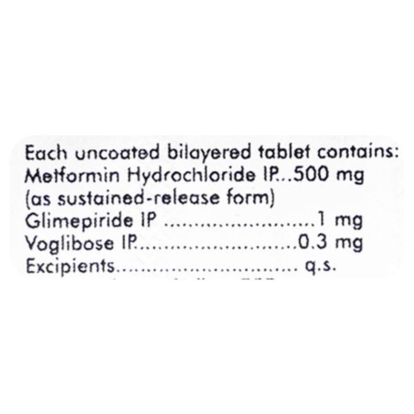 Diapride M1 HV Tablet 10'S