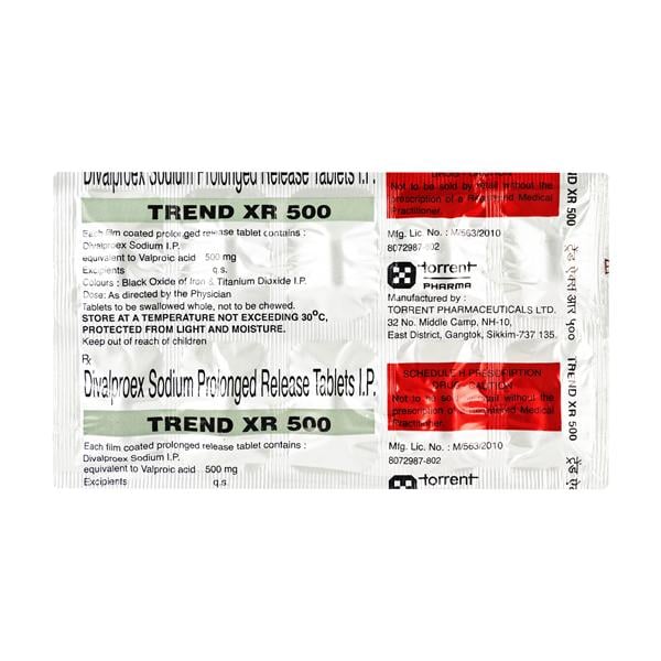 Trend XR 500mg Tablet 10'S
