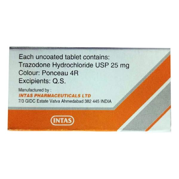 Trazonil 25mg Tablet 10'S