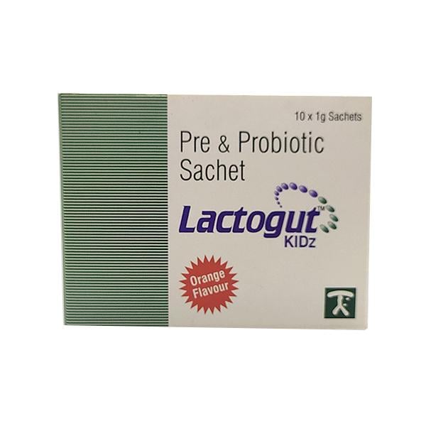 Lactogut Kidz Orange Flavour Sachet 1gm