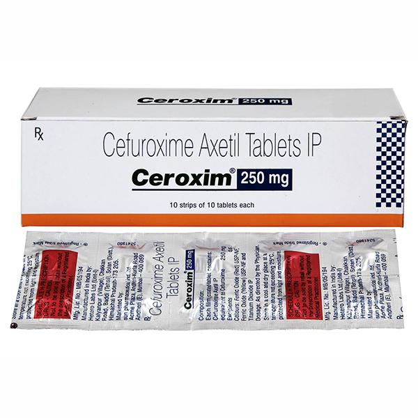 Ceroxim 250mg Tablet 10'S
