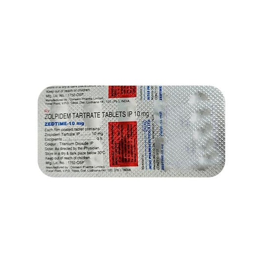 Zedtime 10mg Tablet 10'S